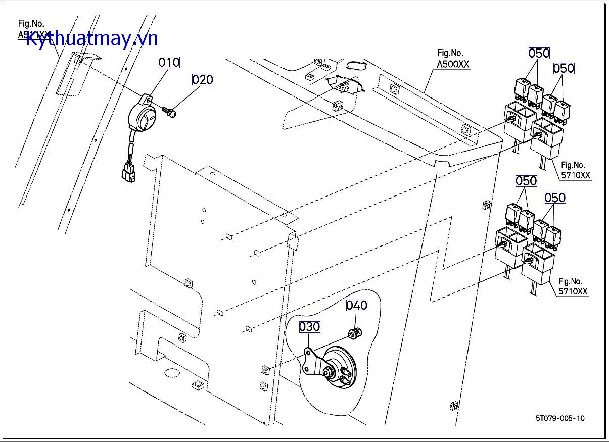 Rơ le - đầu nhọn thân nhỏ hơn 507066